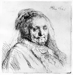 Porträt der Mutter des Künstlers, 1628